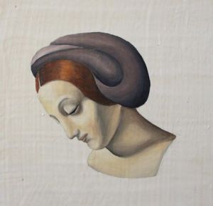 Femke Vandenberg, Figure 4, 2015, oil paint on gessoed board